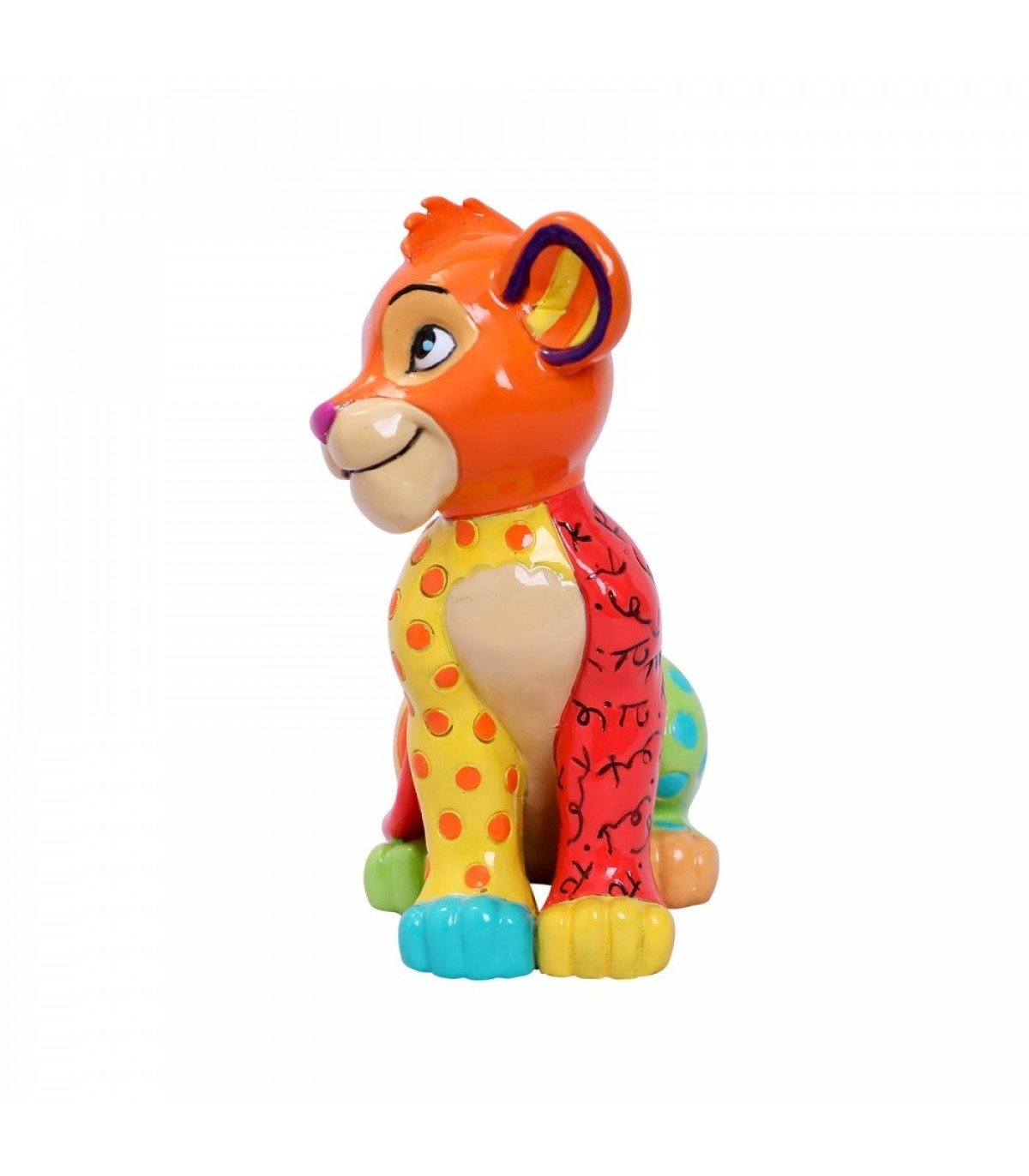 Disney by Britto - Simba assis - FIGURINE 9 CM