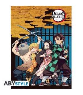 DEMON SLAYER - Groupe & Duo - SET 2 CHIBI POSTERS 52X35
