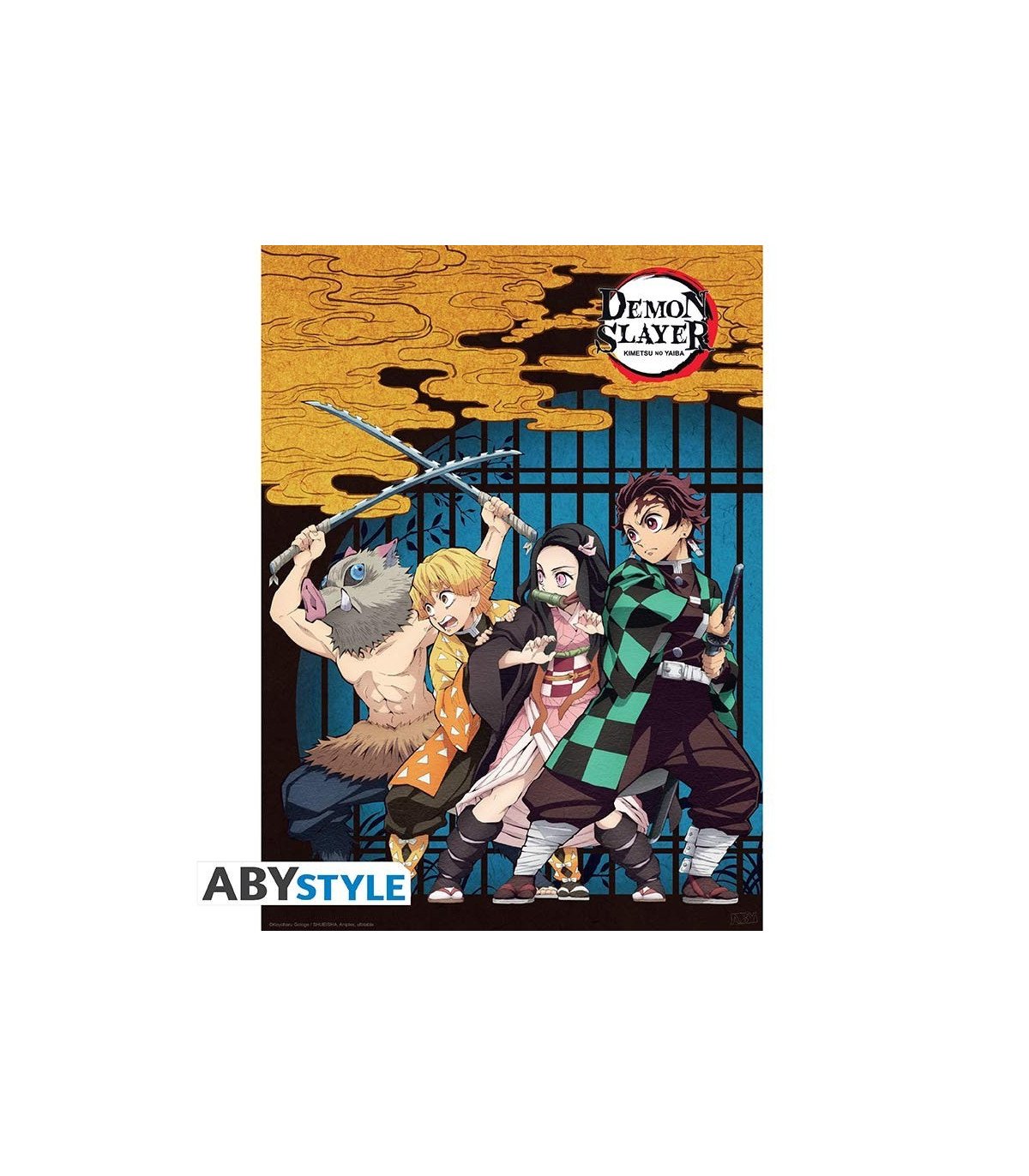 DEMON SLAYER - Groupe & Duo - SET 2 CHIBI POSTERS 52X35