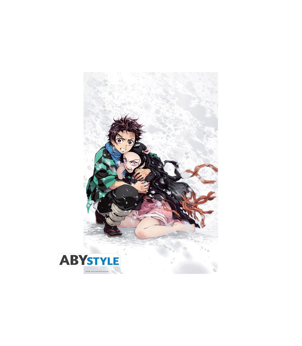 DEMON SLAYER - Tanjiro & Nezuko Neige - POSTER 91.5X61
