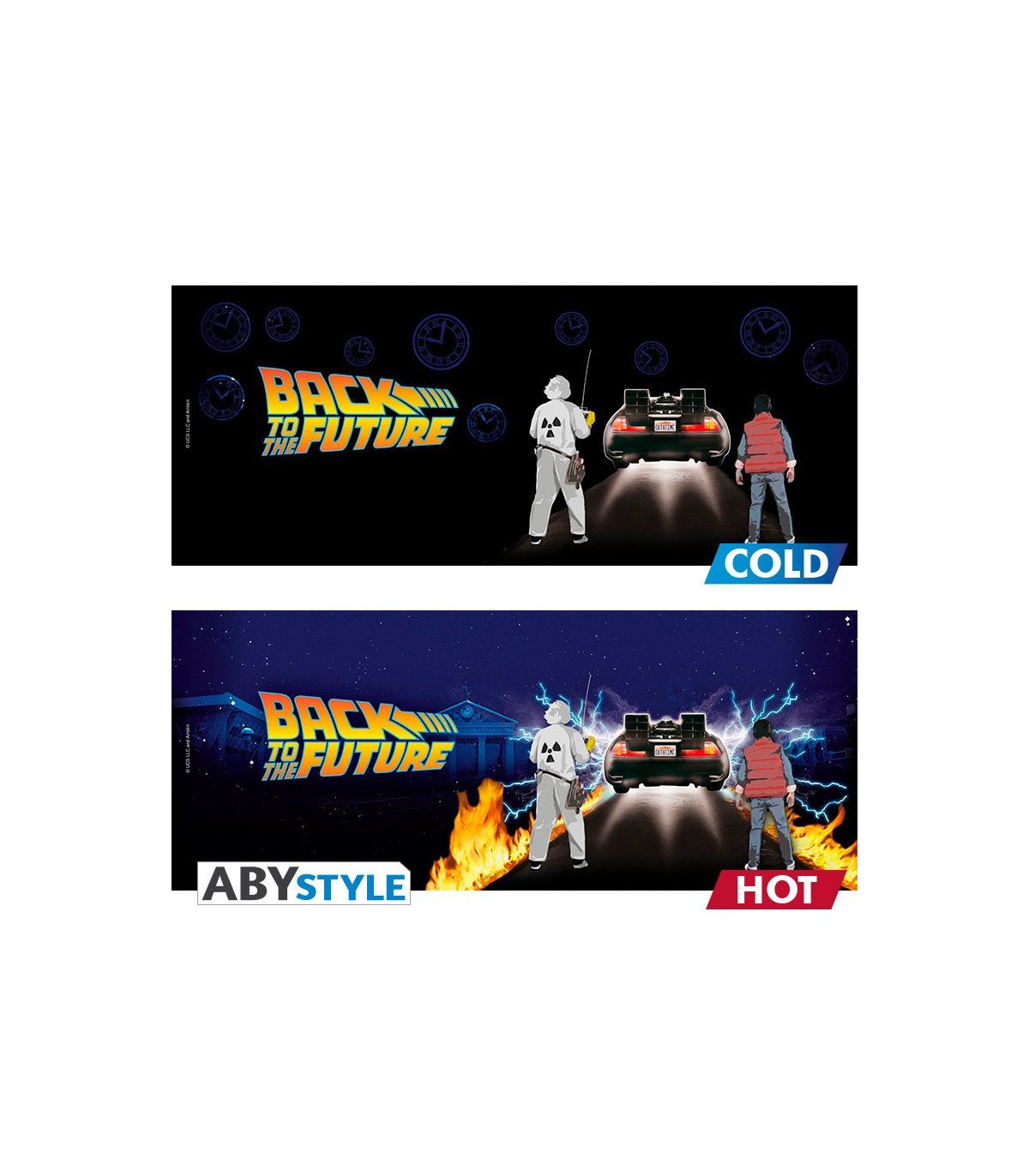 RETOUR VERS LE FUTUR - Time Machine  - Mug Heat Change 460 ML