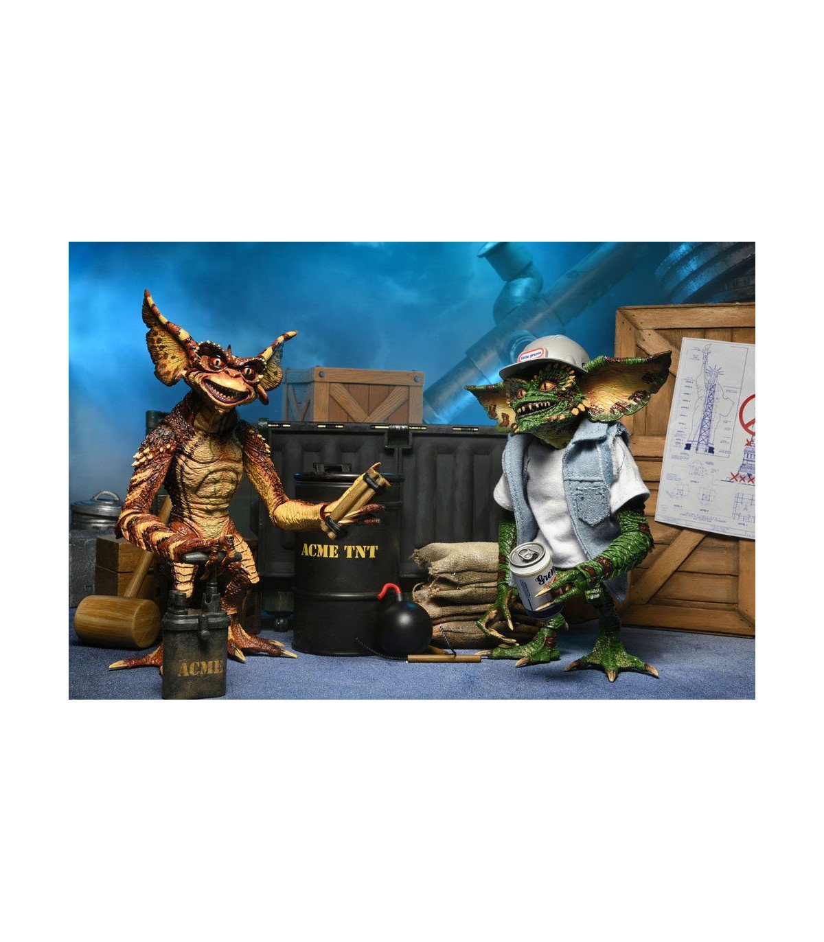 GREMLINS 2 - PACK 2 FIGURINES Ultimate Demolition Gremlins 15 CM