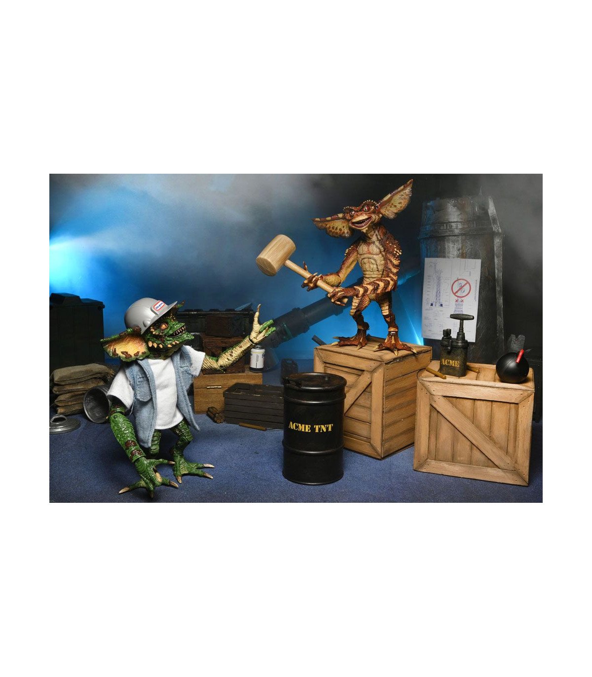 GREMLINS 2 - PACK 2 FIGURINES Ultimate Demolition Gremlins 15 CM