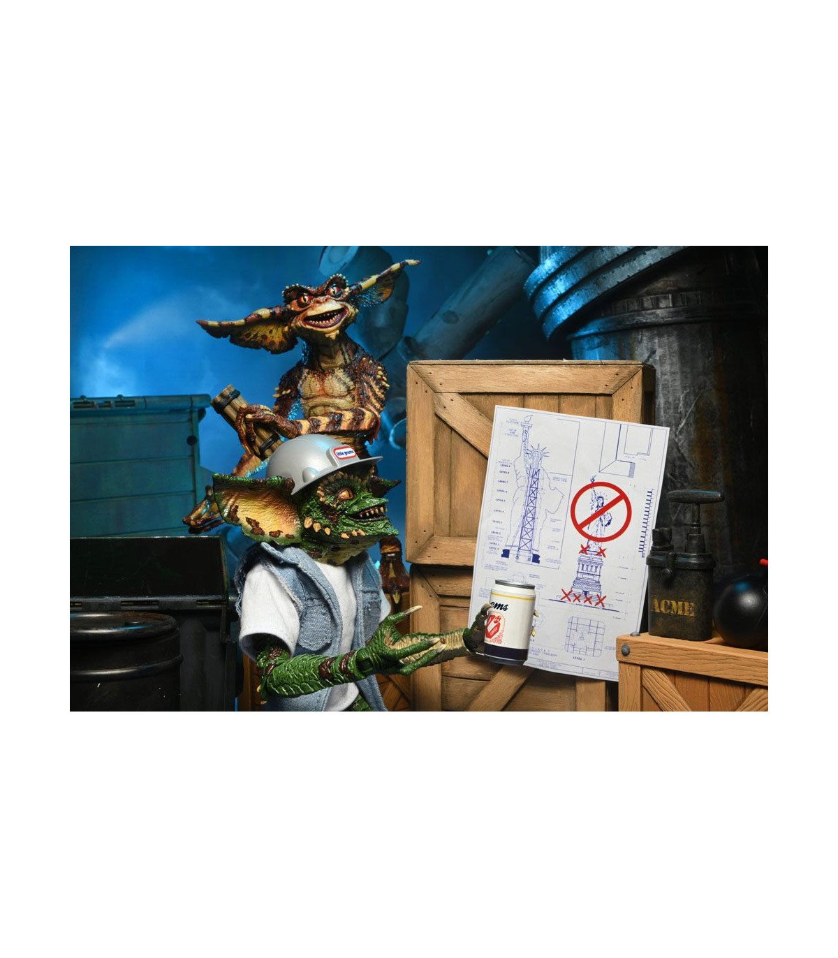 GREMLINS 2 - PACK 2 FIGURINES Ultimate Demolition Gremlins 15 CM