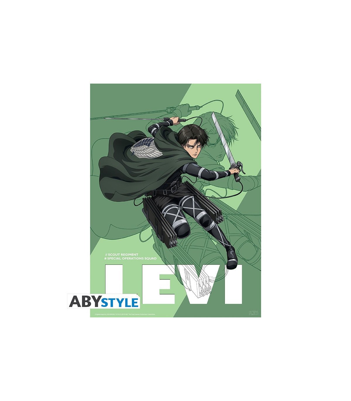 ATTACK ON TITAN - S4 Levi - POSTER 52X38