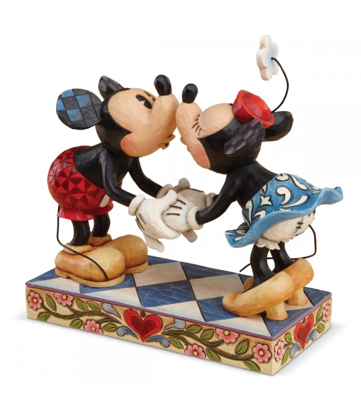 Disney Traditions - Mickey et Minnie s'embrasse - Figurine 16 CM