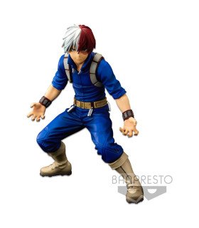 Shoto Todoroki – Le maître du feu et de la glace, capturé dans cette magnifique figurine.