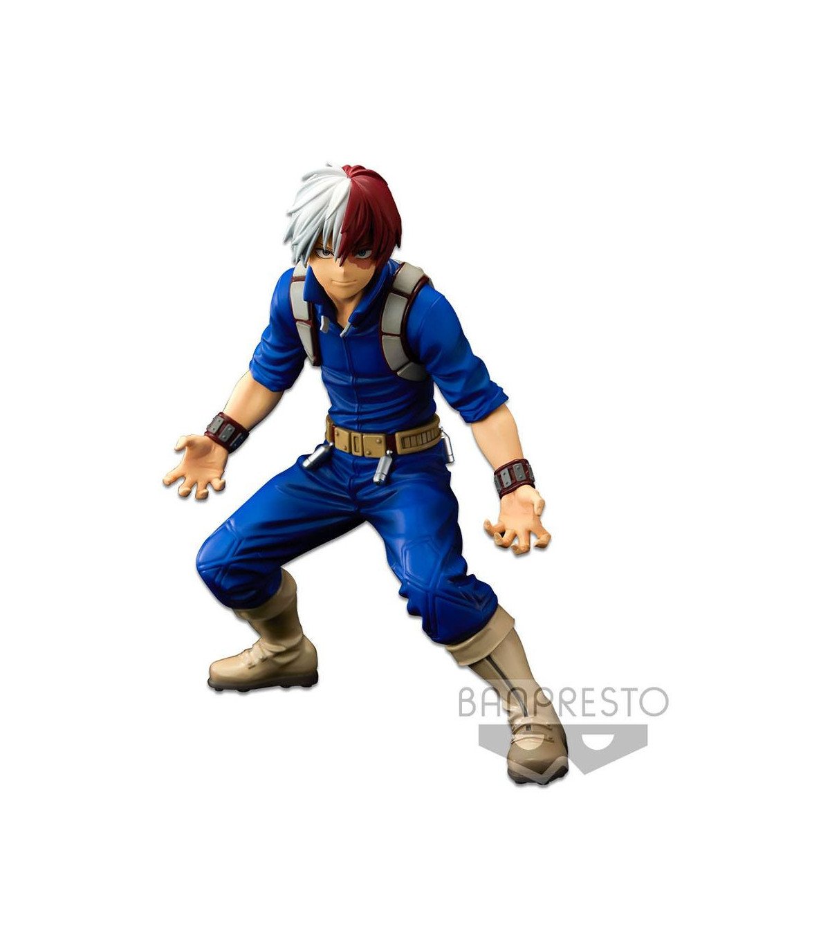 Shoto Todoroki – Le maître du feu et de la glace, capturé dans cette magnifique figurine.