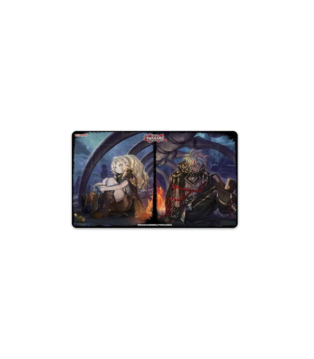 Tapis Yu-Gi-Oh Albaz Ecclesia avec design inspiré du deck Albaz Strike.