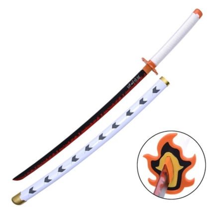 Exemple katana flamme