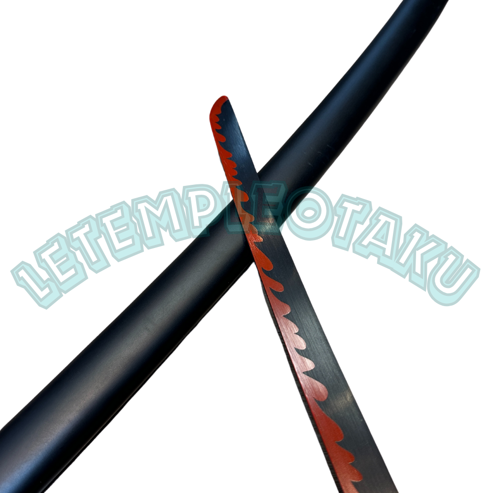 Réplique de Katana à LED en Métal Demon Slayer de Tanjiro Kamado